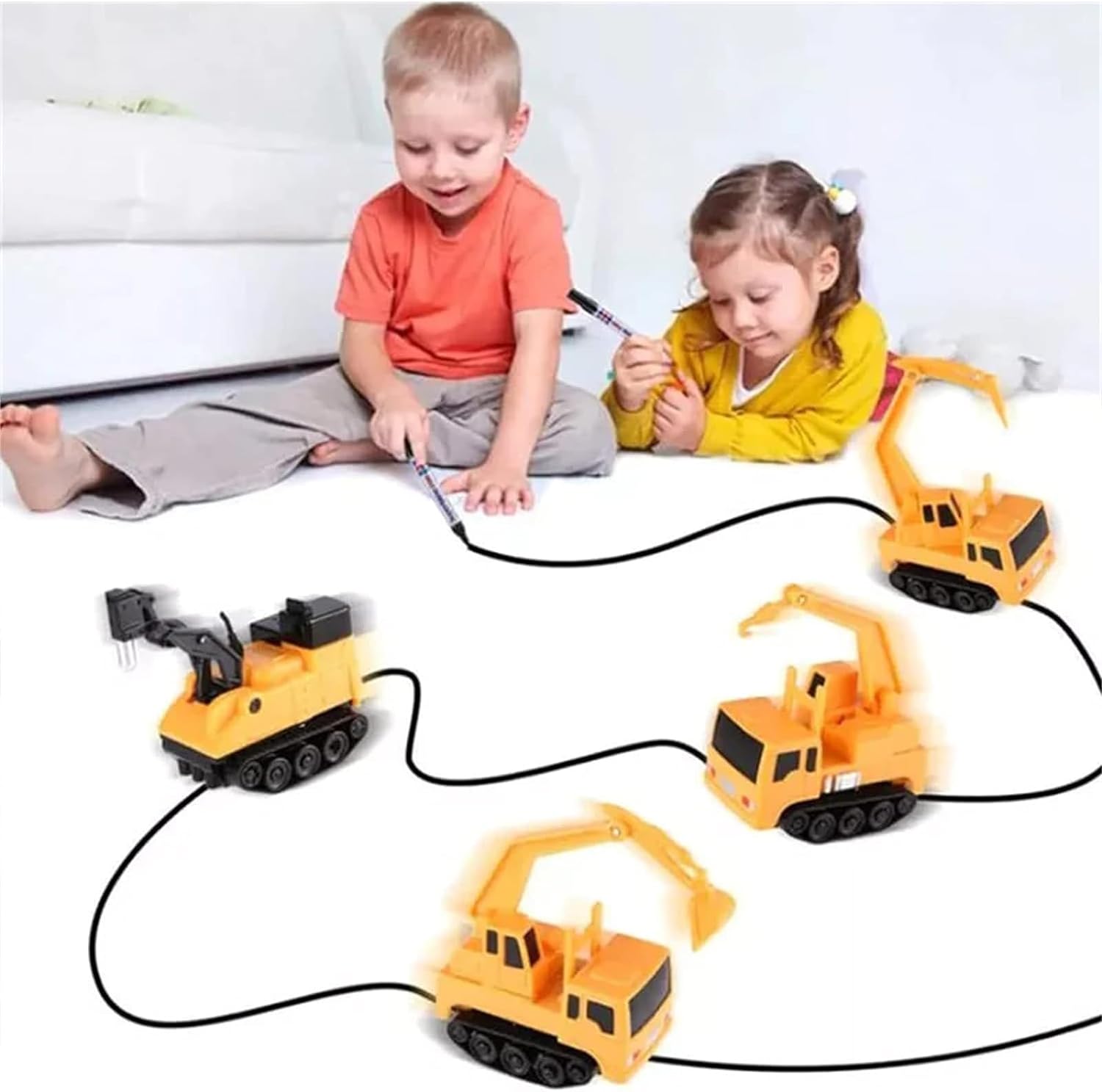 Trace racer inductive toy