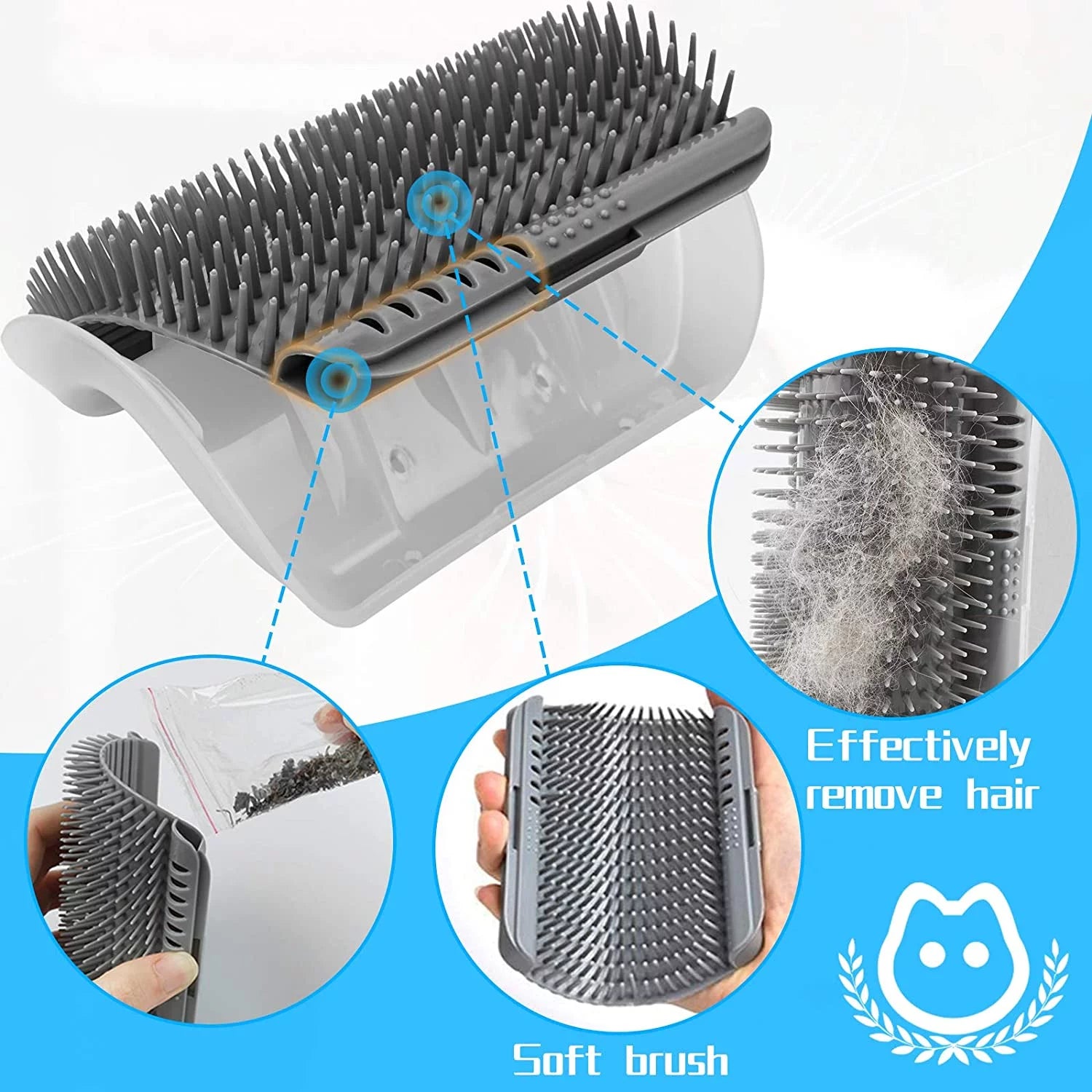 Cat Self Groomer Brush