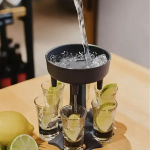 6 Shot Glass Dispenser and Holder