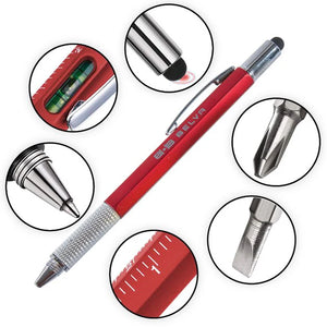 6 in 1 Multifunction Ballpoint Pen