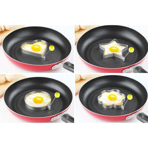 Stainless Steel Fried Egg Mold (4 pieces Set)