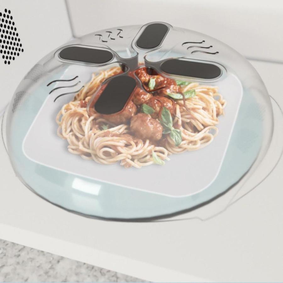 Hover Cover Microwave Lid